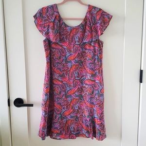 JCrew Summer Print Flirty Dress